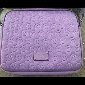 Michael kors purple iPad + Air sleeve bag case